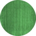 thumbnail image 1 of Ahgly Company Indoor Round Abstract Emerald Green Contemporary Area Rugs, 7' Round, 1 of 4