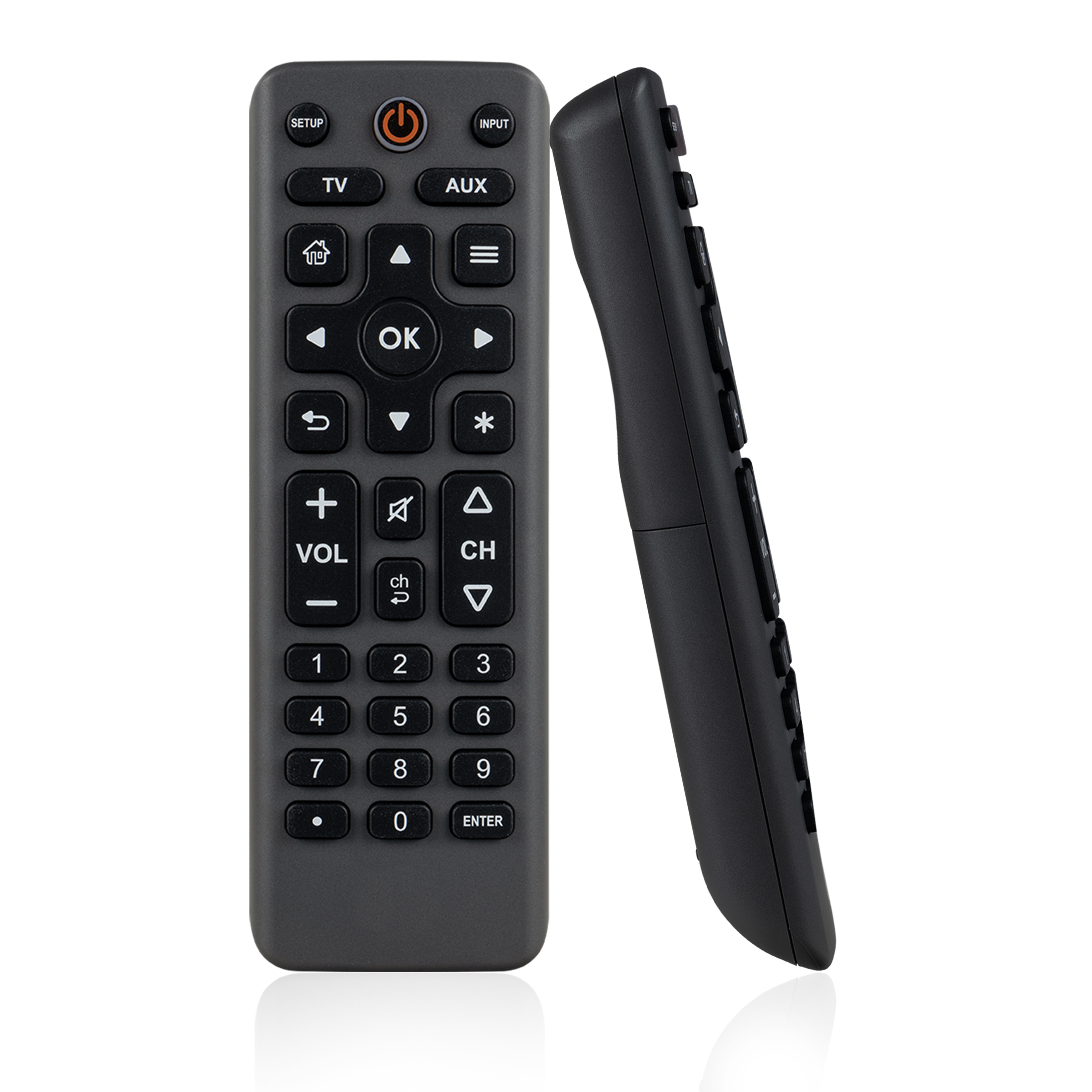 GE 2-Device Universal Remote Control, Charcoal