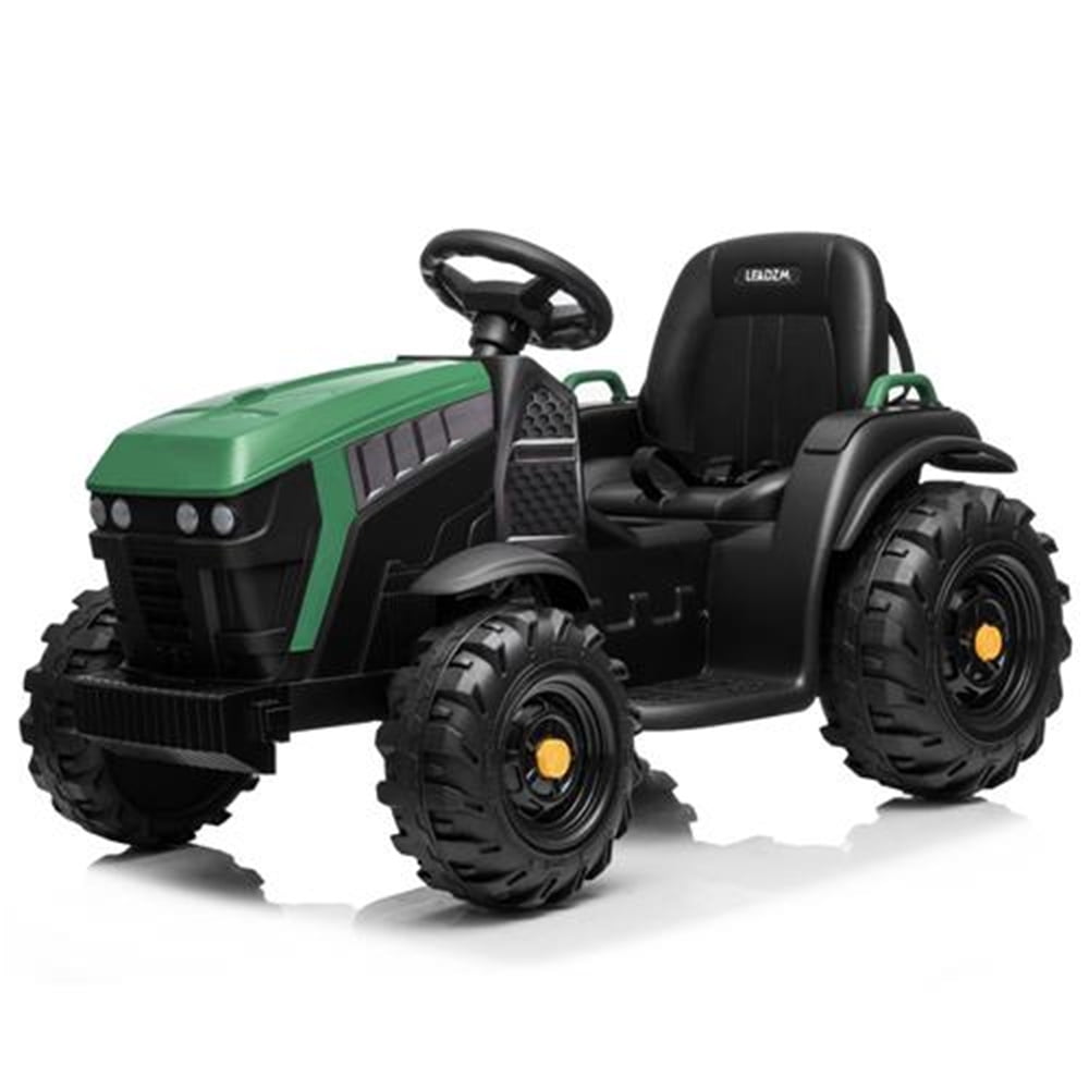 Kepooman Ride on Tractor with Trailer, 12v Battery Agricultural Vehicle Toy with Rear Bucket, Electric Rugged Truck for Kids Toddler, Green, Without Remote Control Kepooman Ride on Tractor with Trailer, 12v Battery Agricultural Vehicle Toy with Rear Bucket, Electric Rugged Truck for Kids Toddler, Green, Without Remote Control