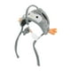 thumbnail image 3 of Juguete de plumas para gatos portátil, suministros para mascotas, accesorios para gatos, juguete interactivo para gatos. Gris, 3 of 9