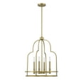 thumbnail image 2 of Savoy House - 3-6612-4-322 - Diplomat 4-Light Pendant in Warm Brass, 2 of 5