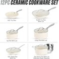 thumbnail image 2 of Juego de utensilios de cocina GOTHAM STEEL de 12 piezas con recubrimiento cerámico antiadherente, 2 of 7