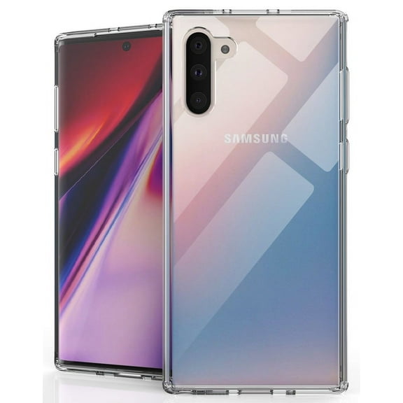 Case for Galaxy Note 10, Clear [Aquaflex] Transparent Flexible TPU [Shock Absorbing] Cover for Samsung Galaxy Note 10 Phone (SM-N970, SM-N971)