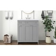 thumbnail image 5 of Tensun 30" Grey Bathroom Vanity, Freestanding, Single Undermount Sink, 2 Doors, 1 Drawer, No Mirror, Easy Assembly, 5 of 5