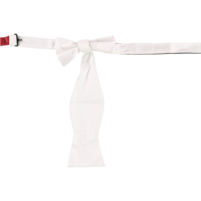 Alfani - Pajarita con purpurina para hombre, color blanco, talla única