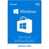 Microsoft Windows Store Gift Card $15 (Digital Code)