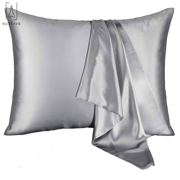 GustaveDesign Satin Silk Pillowcase for Hair and Skin Health, Both