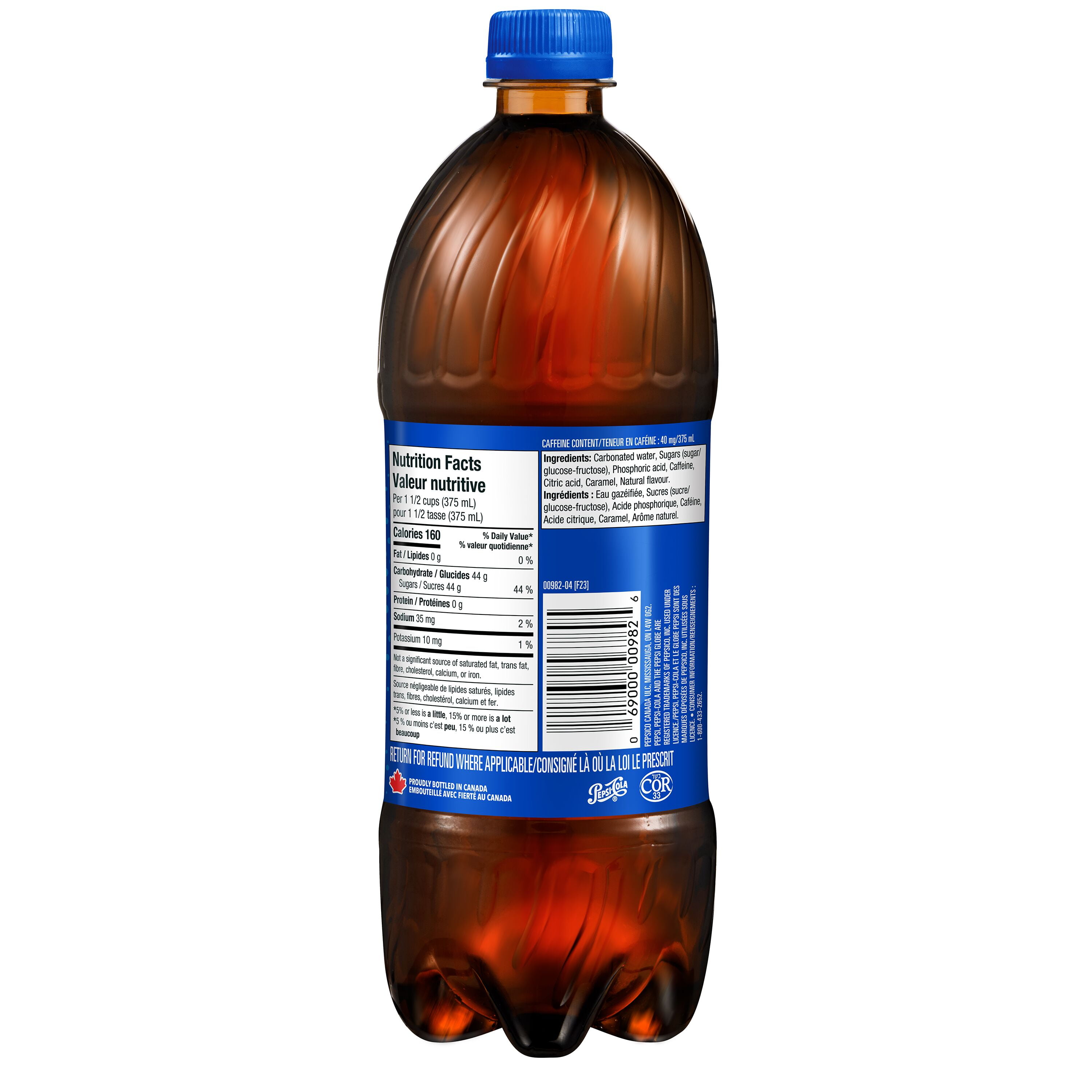 Pepsi Cola 1 L, Bottle, 1L