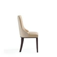 thumbnail image 6 of Manhattan Comfort Shubert 19.75" Faux Leather Dining Chair in Tan (Set of 2), 6 of 10