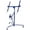 Blue, variant on 150Lbs Drywall Lift 11 Ft, Heavy Duty Drywall Panel Lifter with 4-9.5 Ft Adjustable Telescopic Arm & 3 Lockable Wheels