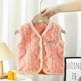 thumbnail image 3 of 0-6T Toddler Baby Boys Girls Fleece Button Down Vest Sleeveless Fall Winter Warm Outerwear, 3 of 5