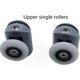 thumbnail image 2 of 4-Pack Glass Door Rollers for Shower Enclosures - Single Wheel Pulley Replacement Hardware, 2 of 5
