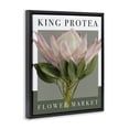 thumbnail image 2 of Stupell Industries Modern King Protea Flower Market Black Floating Frame Canvas Art, 17 x 21, by Jennifer Stith, 2 of 8