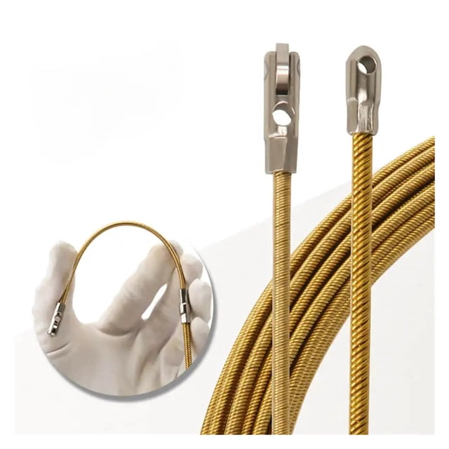 Universal Wire Threading Device 5/10m Spring High Elasticity Rope Pulling Device With Pulley Electricians Wire Lead Cable Puller ,Multi-Functional Use