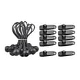 thumbnail image 2 of 5/10/12x Easy Clips Fastener asegura barcos carpas cubiertas Camping Clip de tienda de 10 piezas Zulema Cordón de la abrazadera de la lona de la tienda, 2 of 8