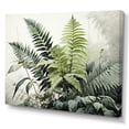 thumbnail image 2 of Designart "Reflecting Topaz Tones in Ferns" Floral Canvas Wall Art, 2 of 5