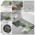 thumbnail image 6 of Sage Green Grey Bath Mat 3 Piece Bathroom Rug Set, Modern Oil Painted Abstract Art Aesthetics Non Slip Bath Rug Contour Mat and Toilet Lid Cover, Absorbent Shower Mats Soft Bath Rugs and Mats Sets, 6 of 8