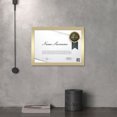 thumbnail image 3 of Graflsoa Magnetic Wall-Mounted Transparent PVC Poster Frame for Certificates and Licenses, Available in Gold/Silver, A3/A4 Sizes, Lightweight and Durable Design, 3 of 7