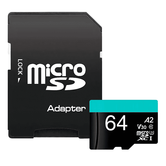 Memoria Micro Sd Bloosom Sdxc 64gb Cl10 V30 A2 Premier Pro Negro
