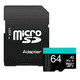 thumbnail image 1 of Memoria Micro Sd  Bloosom Sdxc 64gb Cl10 V30 A2 Premier Pro Negro, 1 of 4