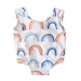 thumbnail image 3 of Maillot une-Pièce pour Bébé Fille, Rayé, Imprimé Crème Glacée, 3 of 6