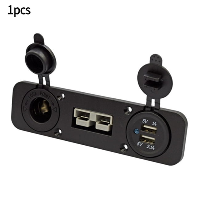 1PCS 50A FOR Anderson Plug USB 3.0 Receptacle Flush Mount Recessed Plate