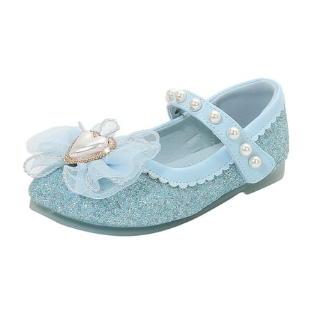 

B91xZ Toddler Girl Sandals Girl Shoes Small Leather Shoes Single Shoes Children Dance Shoes Girls Performance Shoes for Toddler/Little Kid/Big Kid Sizes 12
