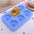 thumbnail image 6 of 200-Pack Donut Baking Pan of 100% Nonstick Silicone. BPA Free Mold Sheet Tray. Makes Perfect 3 Inch Donuts. FDA Approved Food Grade. Easy Clean, Dishwasher Microwave Safe(Fluorescent green & Blue), 6 of 8