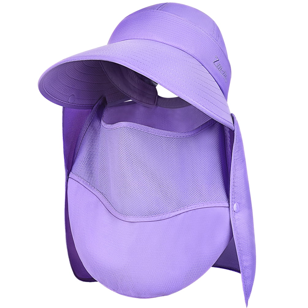 womens sun hat with neck flap