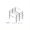 thumbnail image 2 of Bestar Pro-Biz Double Face to Face Desk in Chocolate, 2 of 2