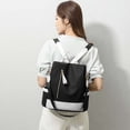 thumbnail image 5 of Women Backpack Purse Waterproof Nylon Anti-theft Rucksack Lightweight Shoulder Bag Beige, 5 of 5