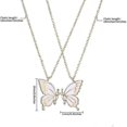 thumbnail image 5 of Best Friends Butterfly Matching Necklaces For Women Friendship Birthday Warm Gift Gold, 5 of 5