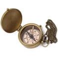 thumbnail image 7 of Rii Brand Brass Golden Color Compass with Imprinted Case Engraved "Trust in the Lord", 7 of 7