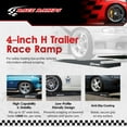 thumbnail image 2 of Race Ramps RR-TR-4 Durable 4" Trailer Ramp - Scratch Proof, Lightweight, Solid Core Design, 2 of 9