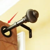 SPRING PARK Adjustable Iron Hang Center Support Curtain Rod Bracket ...