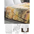 thumbnail image 6 of Autumn Forest Deer Twim Size Flat Sheet, Wrinkleproof & Fadeproof Cooling Flat Bed Sheet Only, Elk River Mountain Breathable Soft Bedding Top Sheets 66 x 96 Inches, 6 of 8