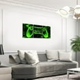 thumbnail image 3 of Hieng Green Gamer Canvas Wall Hieng Geometric Games Controller Wall Decor Prints Home Hiengwork for Living Room Bedroom, Video Gaming Wall Painting Posters, Kids Boys Girls Room Decor, 3 of 6