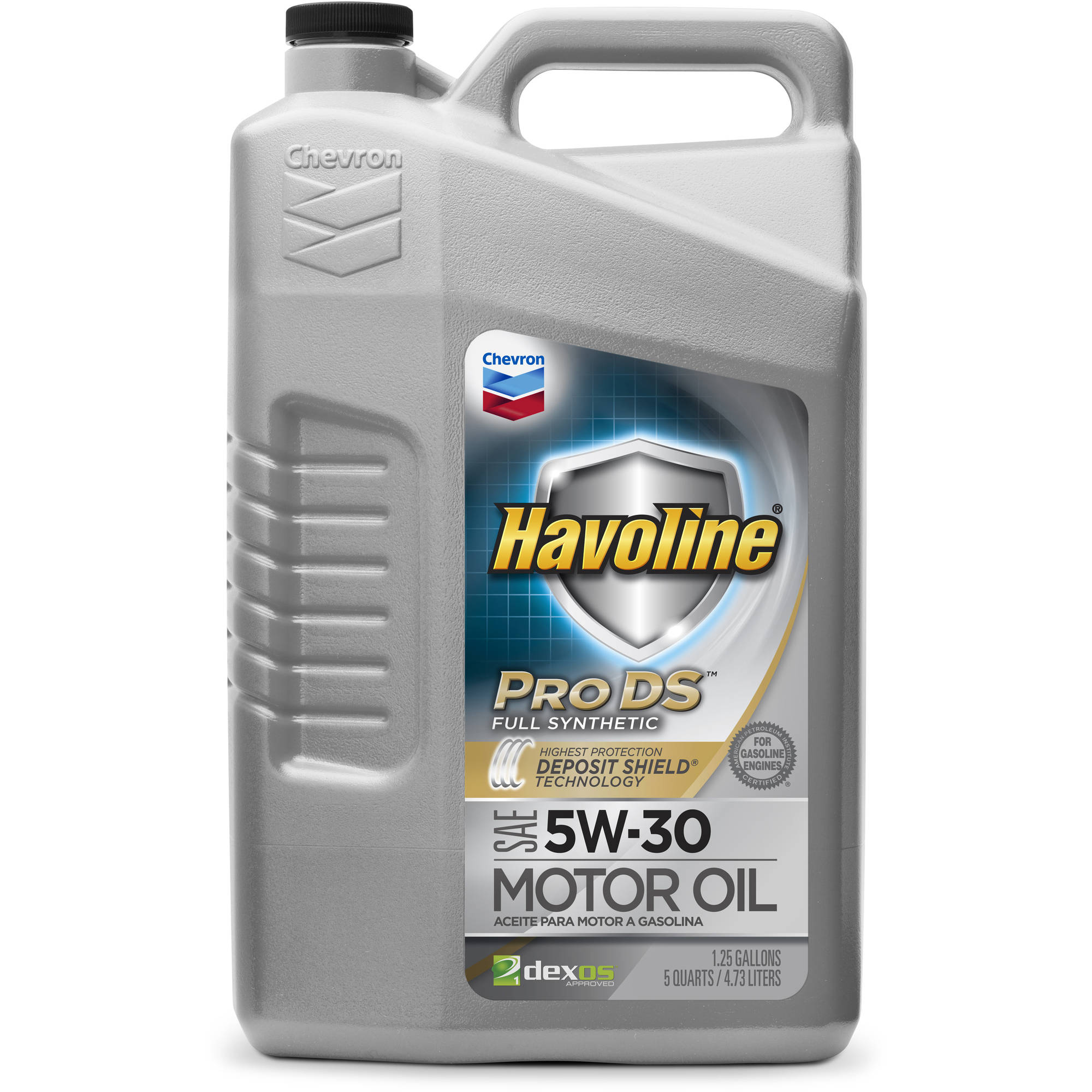 Chevron Havoline Pro-DS Synthetic Motor Oil 5W-30, 5 quart - image 3 of 7