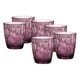 thumbnail image 1 of Juego 6 Vasos Vidrio Italiano Old Fashioned, Colección Diamond Bormioli, Vasos para Agua, Cocteles, Licores o Bebidas en las Rocas, Capacidad 385 Ml, Color Violeta, 1 of 8