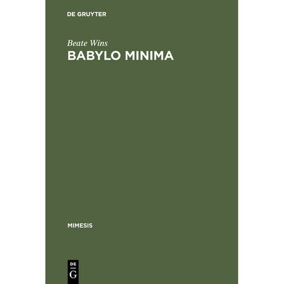 Mimesis Babylo minima, Book 28, (Hardcover)