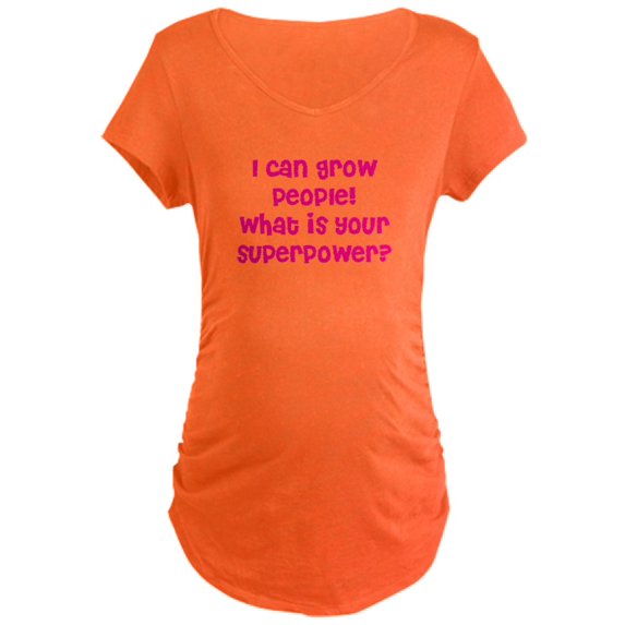 CafePress - I Can Grow People Maternity Dark T Shirt - Maternity Dark T-Shirt