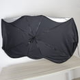 thumbnail image 2 of Wilytyres Car Shade Front Windshield, 57x33" Universal Silver Titanium Foldable Car Sun Umbrella UPF50+, 2 of 9