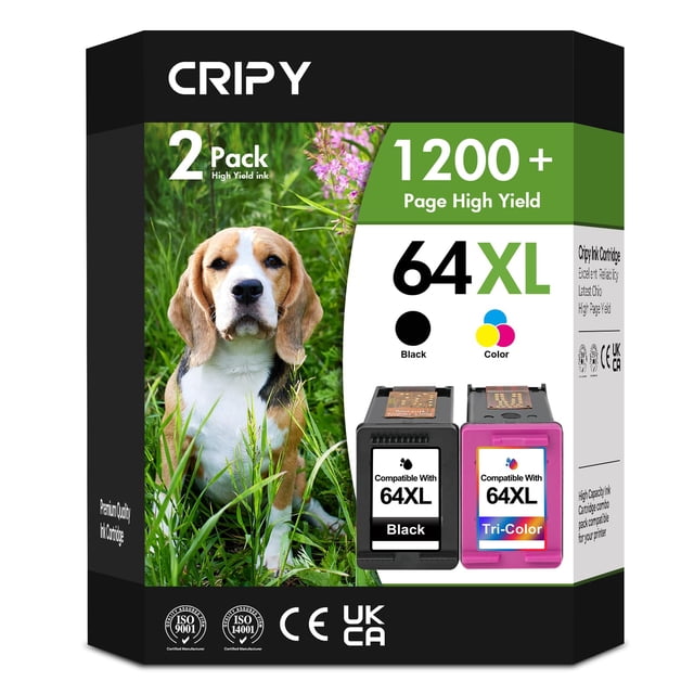 Cartuchos de tinta CRIPY 64XL compatibles con HP 64 Envy Photo