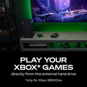 Seagate Game Drive for Xbox 2TB External USB 3.2 Gen 1 Hard Drive Xbox Certified with Green LED Bar (STKX2000403)