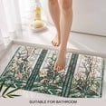 thumbnail image 6 of Vintage Dragonfly Doormat Outdoor Entrance 16"x24", Pastoral Botanical Teal Spring Summer Absorb Moisture Dirt Door Mats, Non-Slip Rubber Backing Floor Mats Indoor, Low-Profile Front Door Rugs, 6 of 9