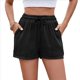 thumbnail image 2 of Pantalones Cortos Texturizados Activewear Lounge Negros M, 2 of 10