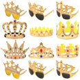 thumbnail image 1 of Set de gafas y gorro con forma de corona para regalo de fiesta para niños y adultos, 12 unidades, 1 of 7