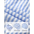 thumbnail image 6 of Fantaslook Striped Tops for Womens 3/4 Sleeve V Neck Shirts Dressy Casual Business Work Blouses Trendy Lapel Tops, 6 of 9