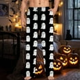 thumbnail image 6 of CONFREE Halloween Pajama Pants for Men Hallowmas Pj Pants for Men Pumpkin Ghost Print Lounge Bottoms Elastic Waist Drawstring Sleepwear With Pockets, 6 of 6