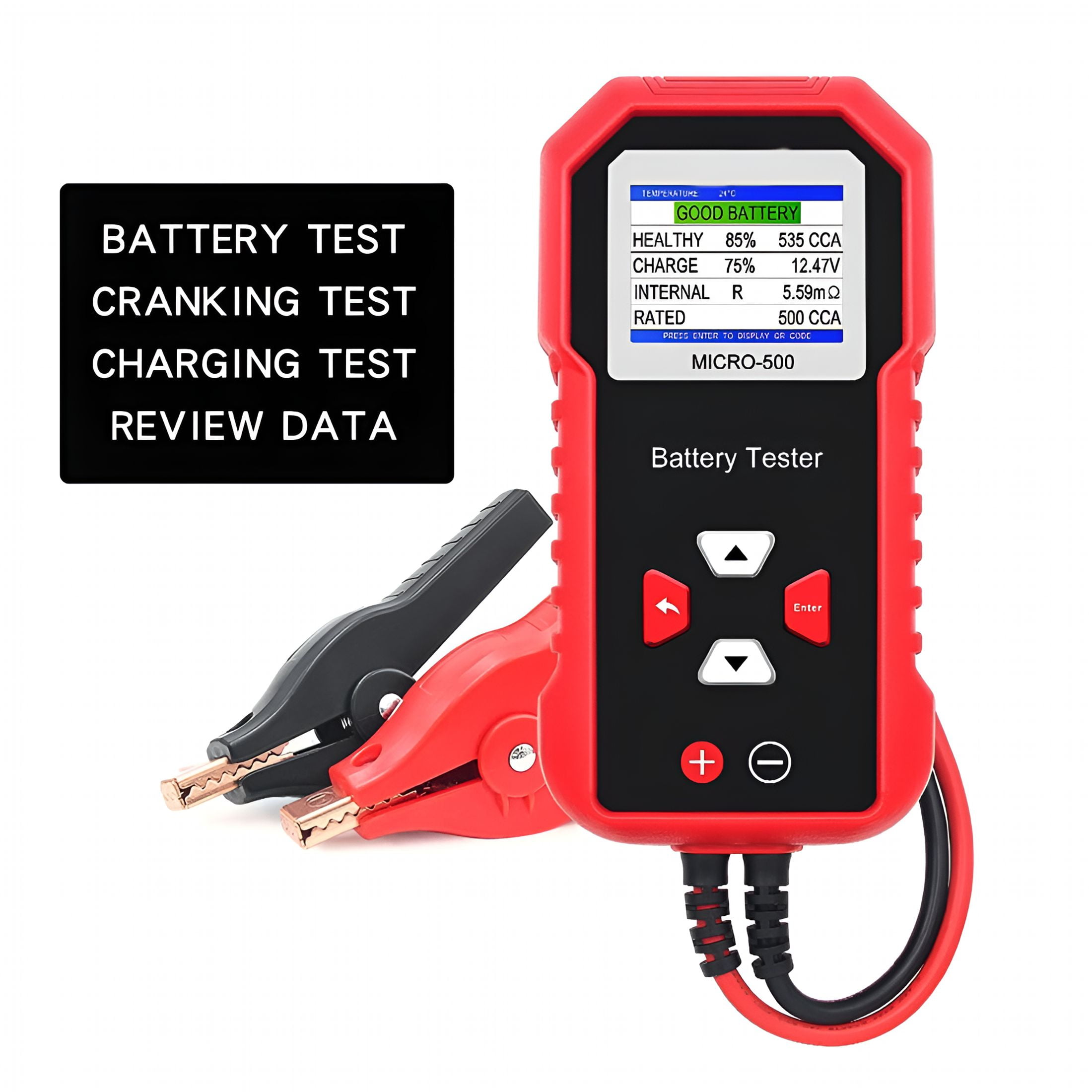GJX 2026 New Automotive Electronic Relays Tester Battery Analyzers Mechanics for Home Electronics Automotive Relay Tester